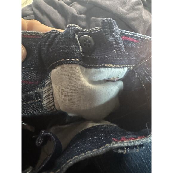 Baby Phat Girls Toddler Sz 24M Embroidered Bootcut Jeans Y2K Hip Hop Denim - Picture 7 of 9